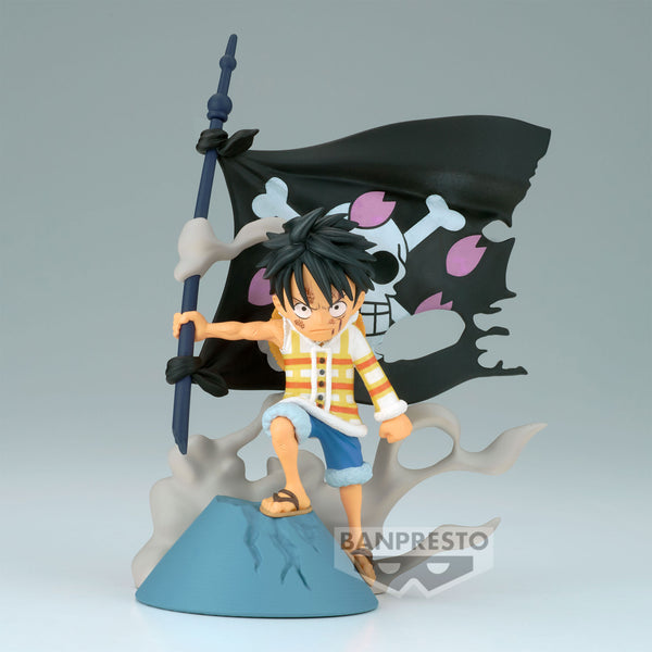 Bandai World Collectable Figure Log Stories - Monkey D. Luffy "One Piece"