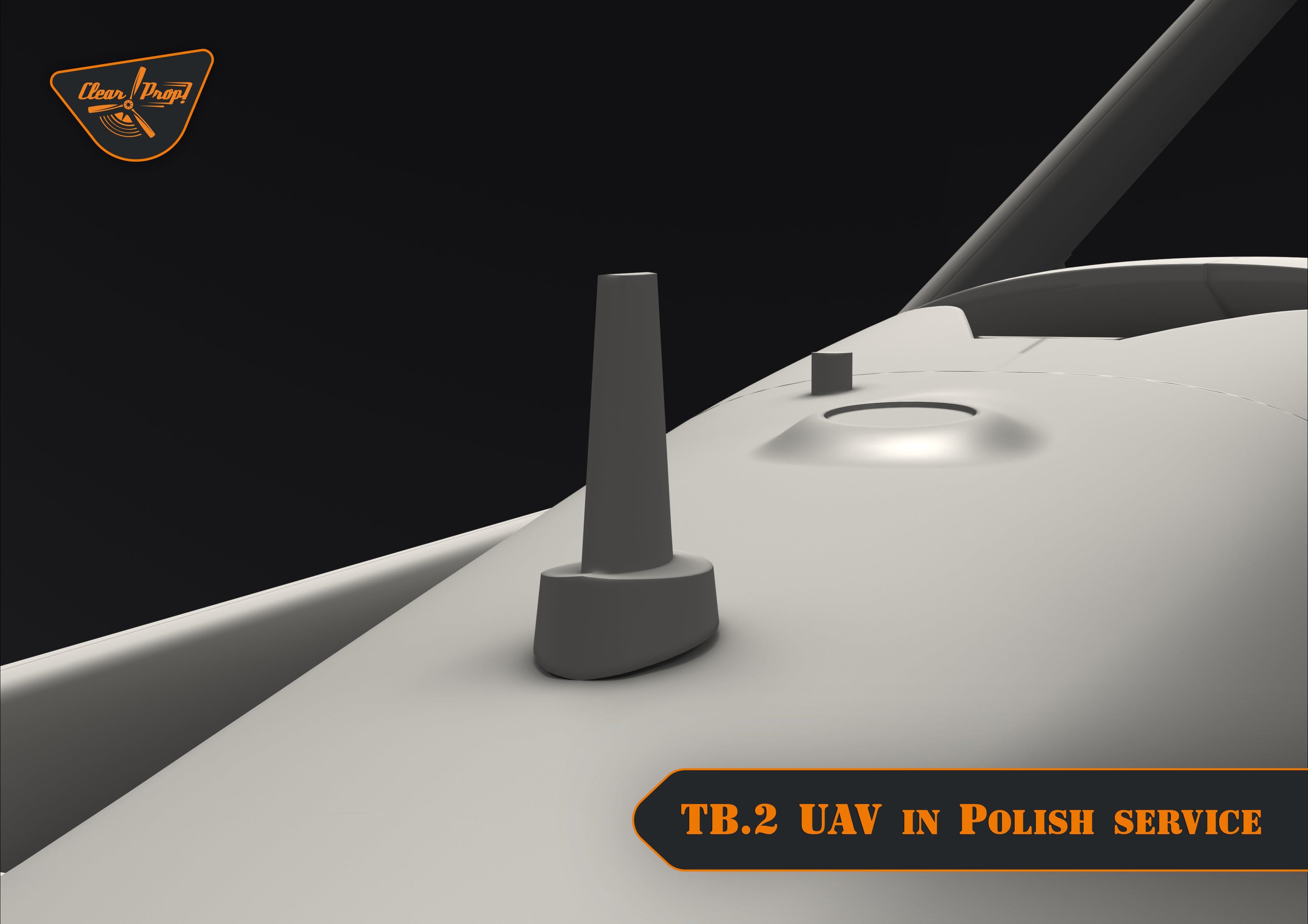 Clear Prop 1/48 TB.2 UAV in Polish service [Starter Kit] | 6400608763538
