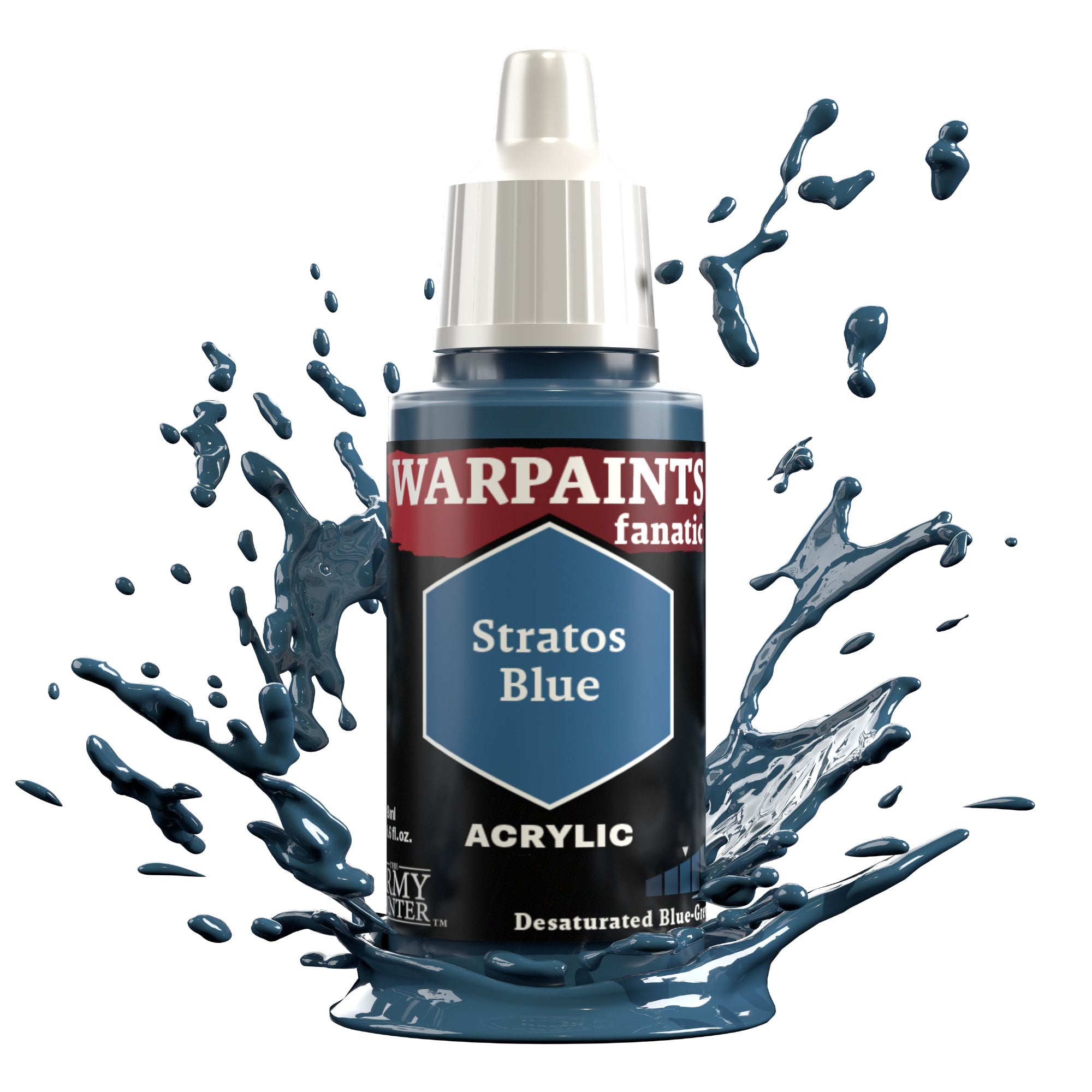 Army Painter Warpaints Fanatic Acrylic, Stratos Blue | 5713799301504