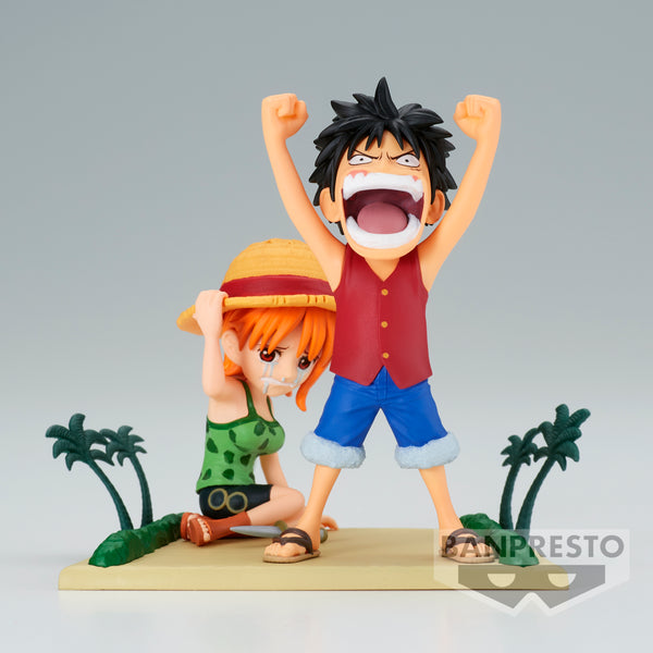 Bandai Spirits World Collectable Figure Log Stories Luffy & Nami "One Piece"