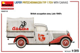 MiniArt 1/35 Liefer Pritschenwagen Typ 170V with Canvas