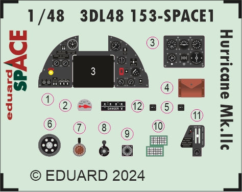 Eduard Hurricane Mk.IIc SPACE 1/48 for HOBBY BOSS | 8591437585311