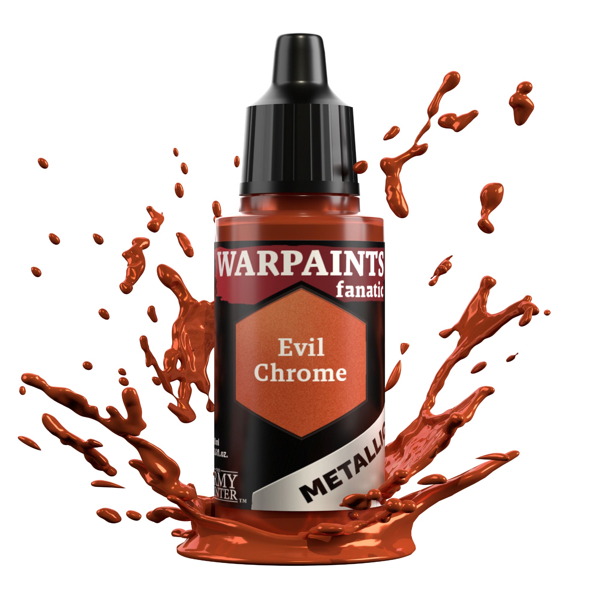 Army Painter Warpaints Fanatic Metallic, Evil Chrome