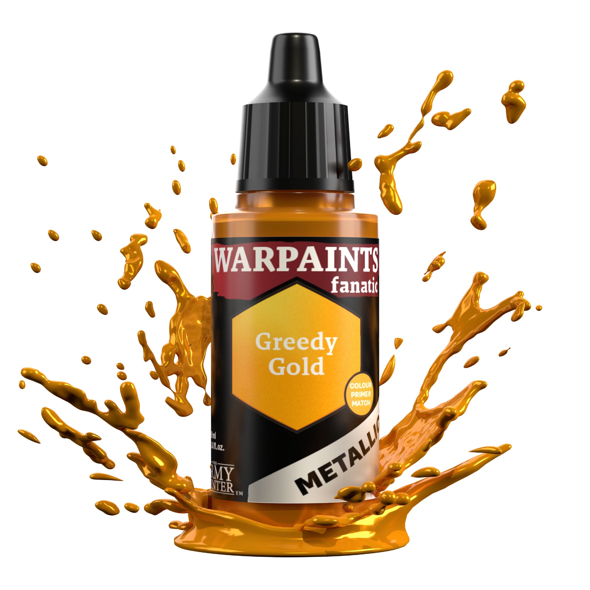 Army Painter Warpaints Fanatic Metallic, Greedy Gold | 5713799318809