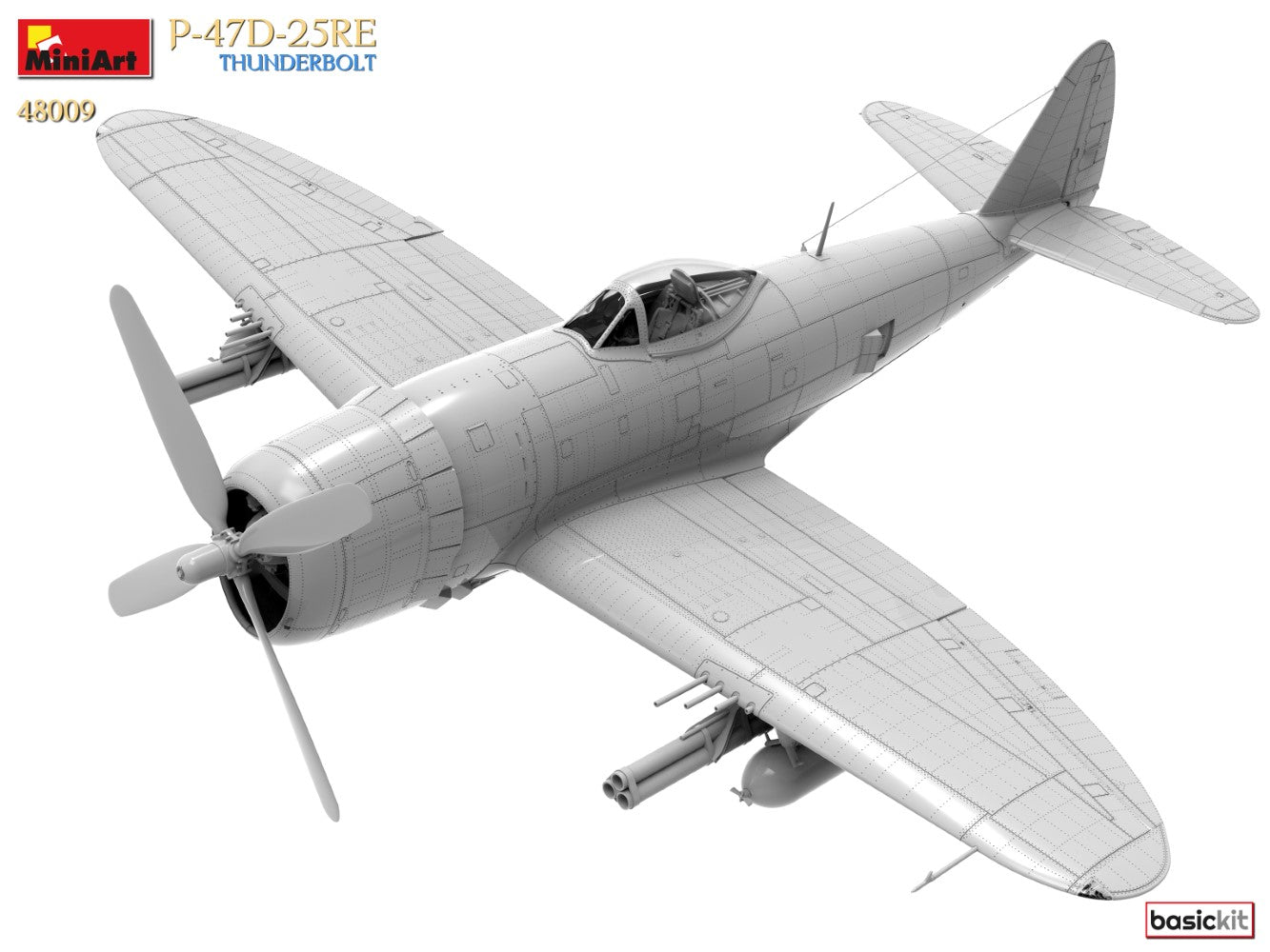 MiniArt 1/48 P-47D-25RE Thunderbolt (Basic Kit) | 5905090346869