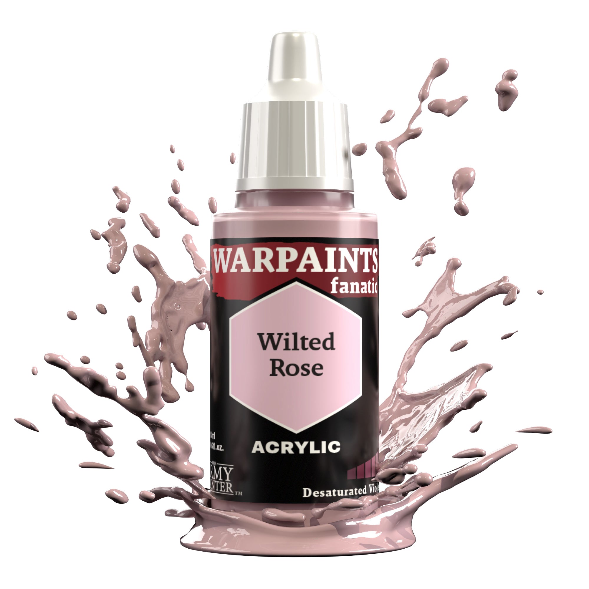Army Painter Warpaints Fanatic Acrylic, Wilted Rose