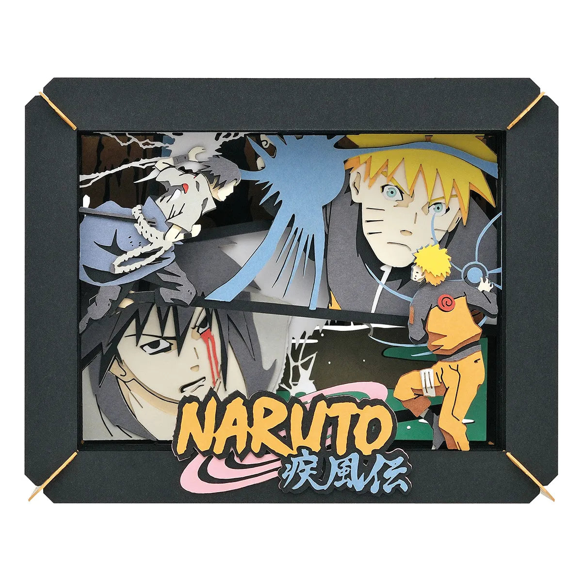 Ensky Paper Theater PT-125 Naruto Shippuden Naruto and Sasuke "Naruto" (Box/6) | 4970381199609