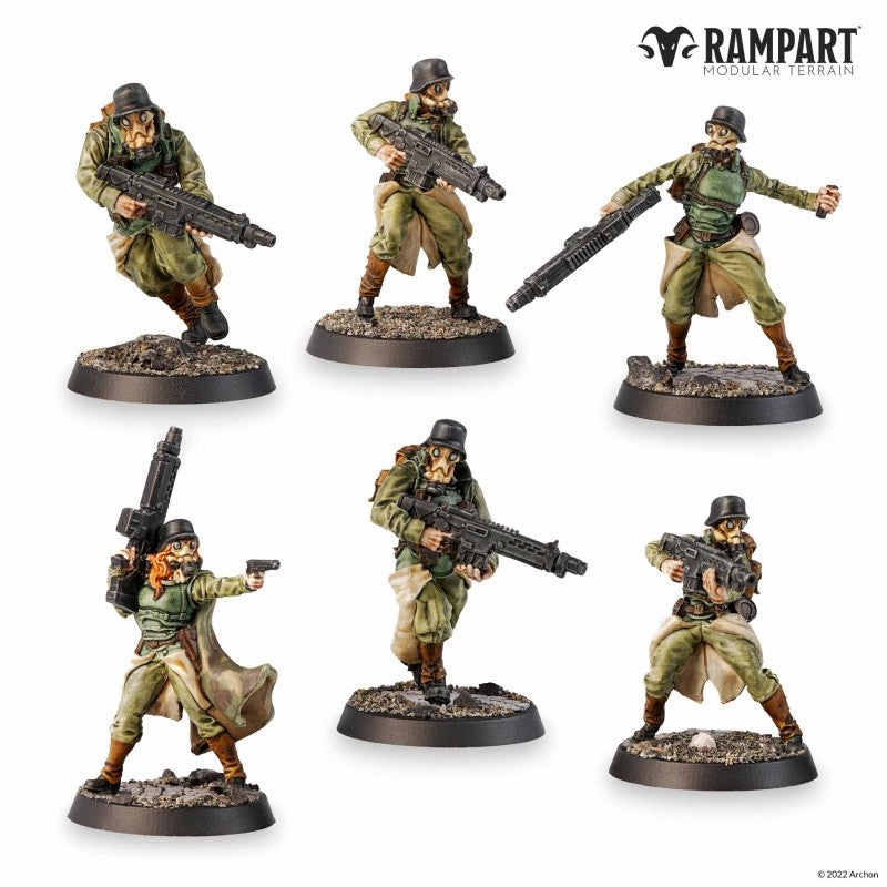 Archon Studio RAMPART Modular: City Defenders Miniature Pack | 5901414673154