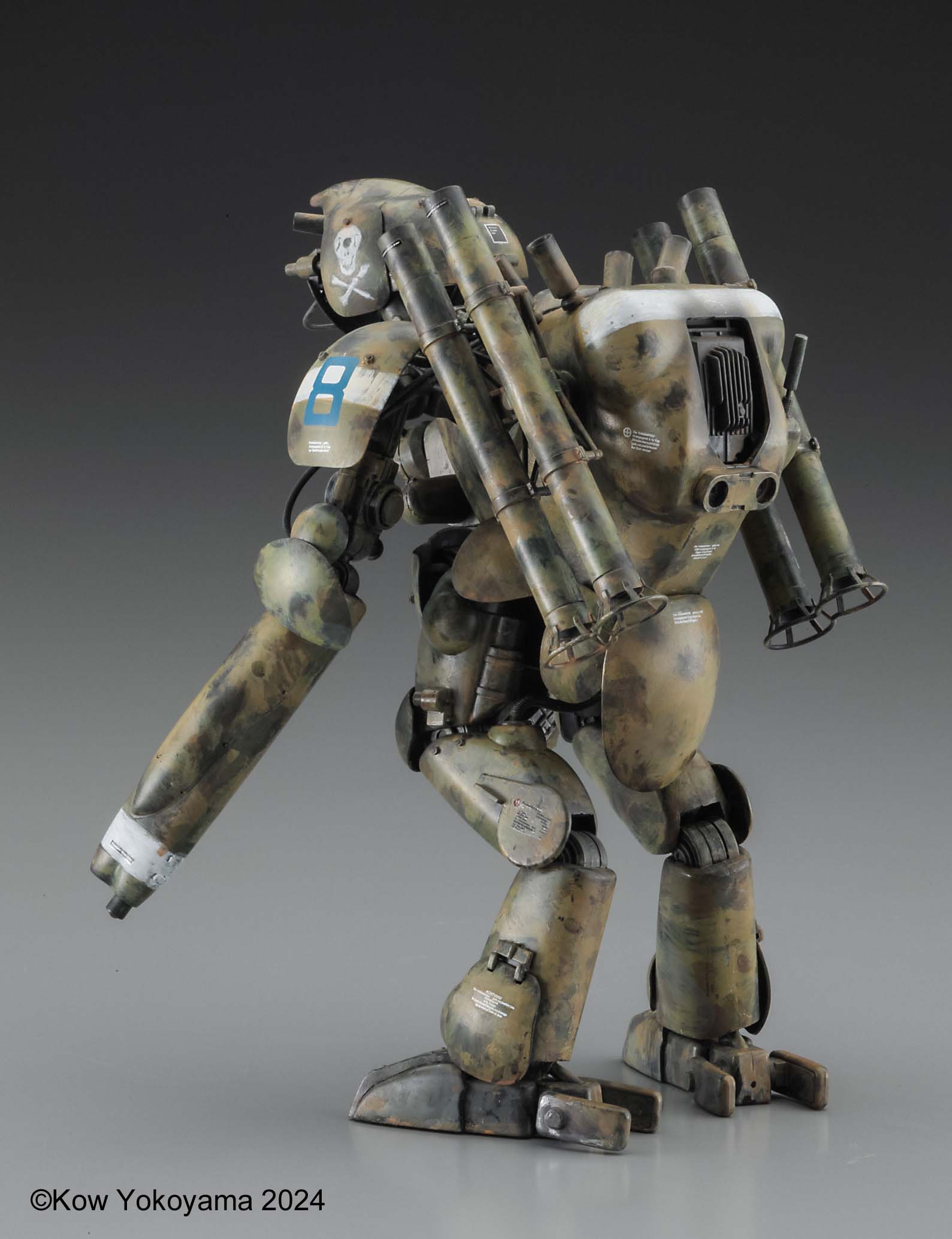 Hasegawa (Maschinen Krieger) 1/20  Humanoid Unmanned Interceptor Großer Hund Ausf.M "MASKENBALL" | 4967834641297