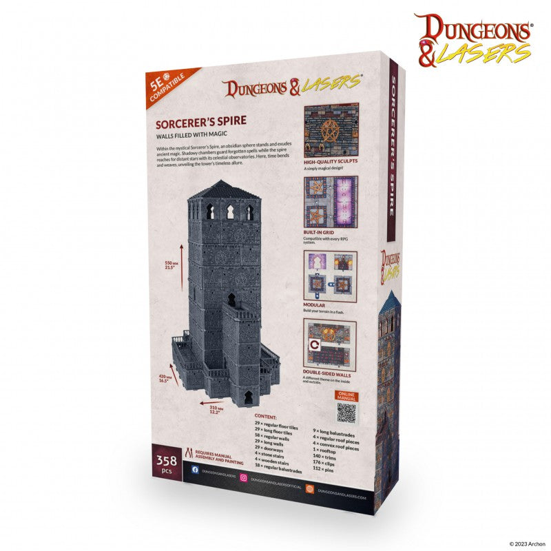 Archon Studio Dungeons and Lasers: Sorcerer's Spire (D&L Starter Sets) | 5901414674748