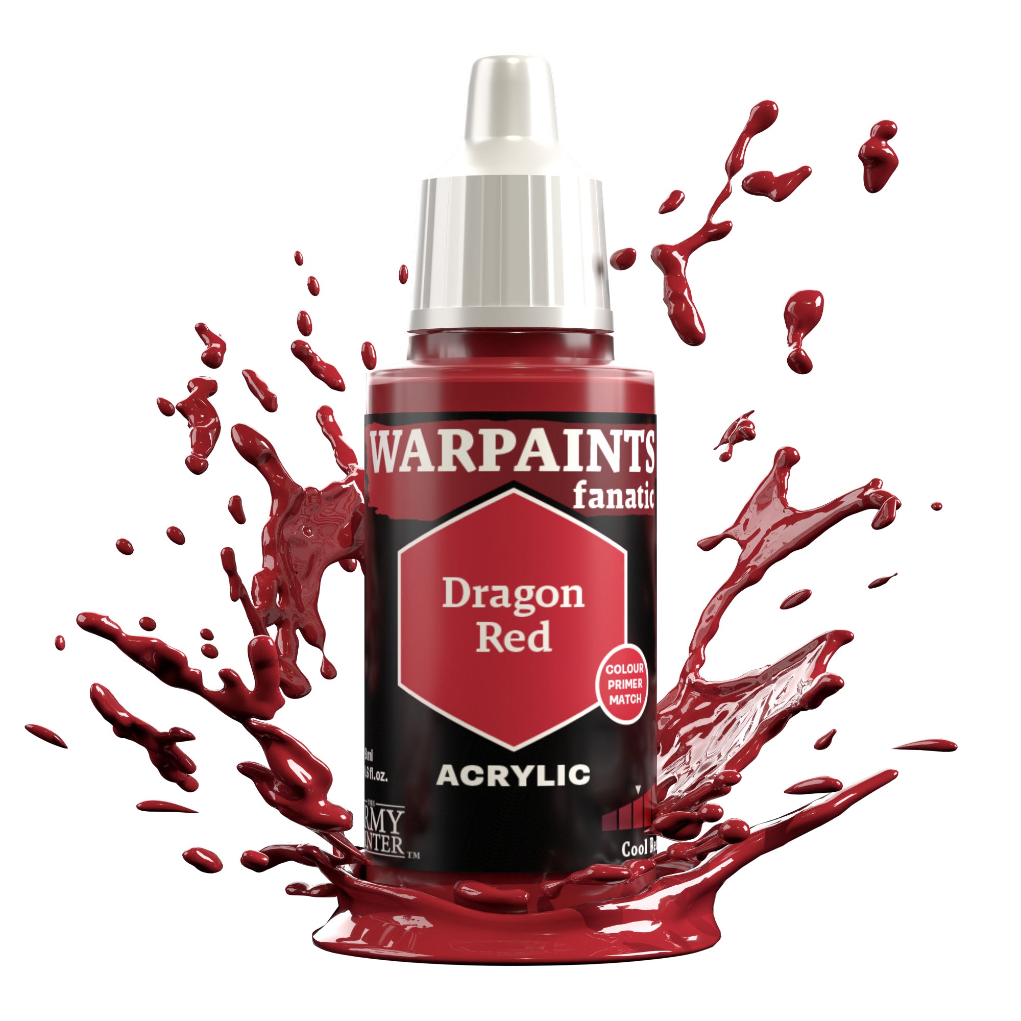 Army Painter Warpaints Fanatic Acrylic, Dragon Red