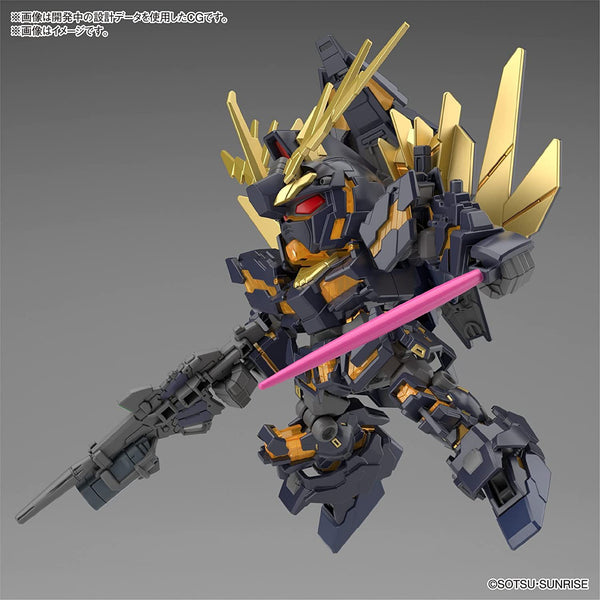 Bandai SD Cross Silhouette Unicorn Gundam 02 Banshee Destroy Mode & Banshee Norn Parts Set
