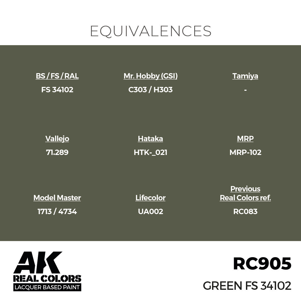 AK Interactive Real Colors Green FS 34102 17 ml. | 8435568336582