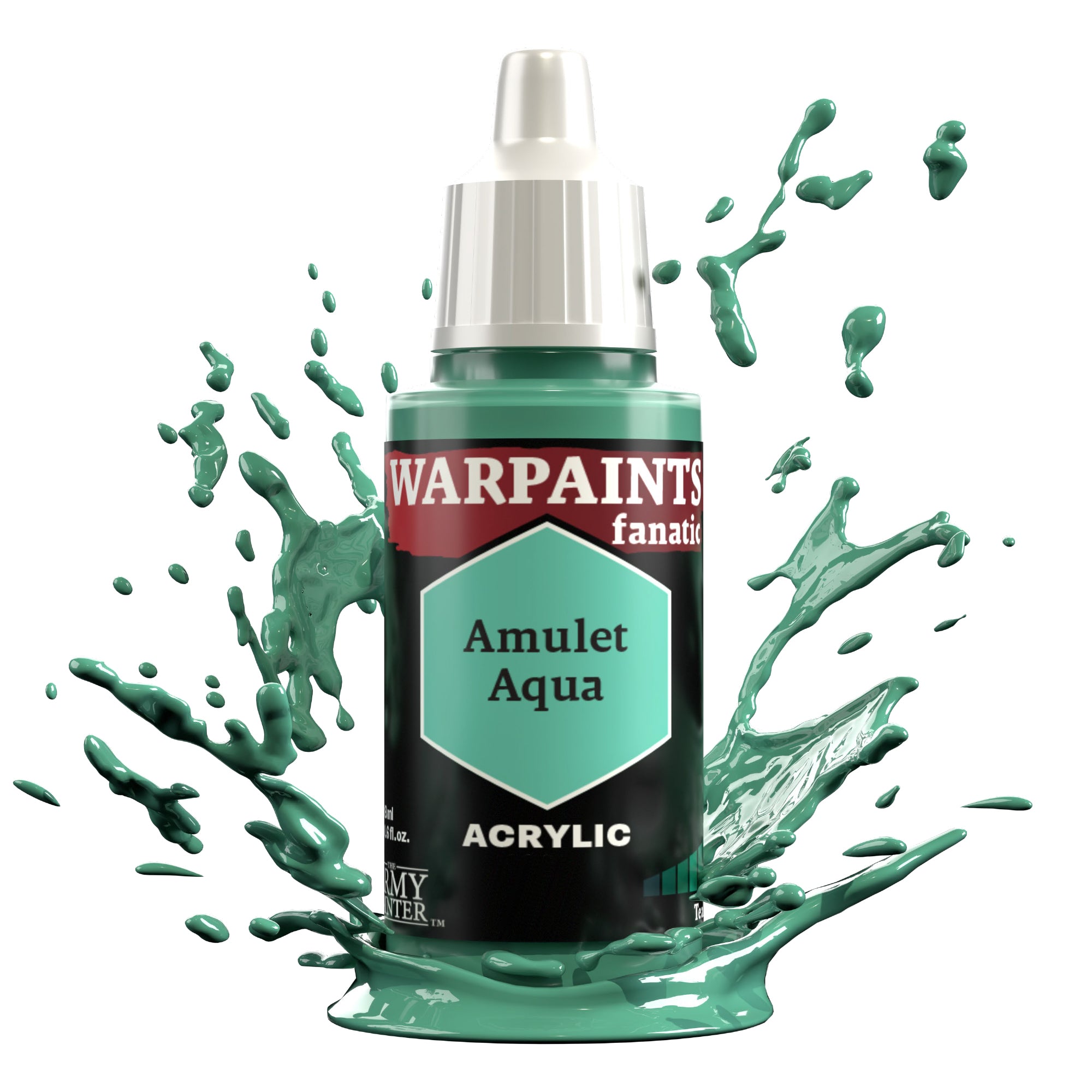 Army Painter Warpaints Fanatic Acrylic, Amulet Aqua