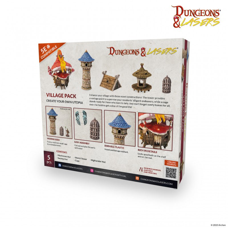Archon Studio Dungeons and Lasers: Village Pack (D&L: Expansion Sets) | 5901414674694