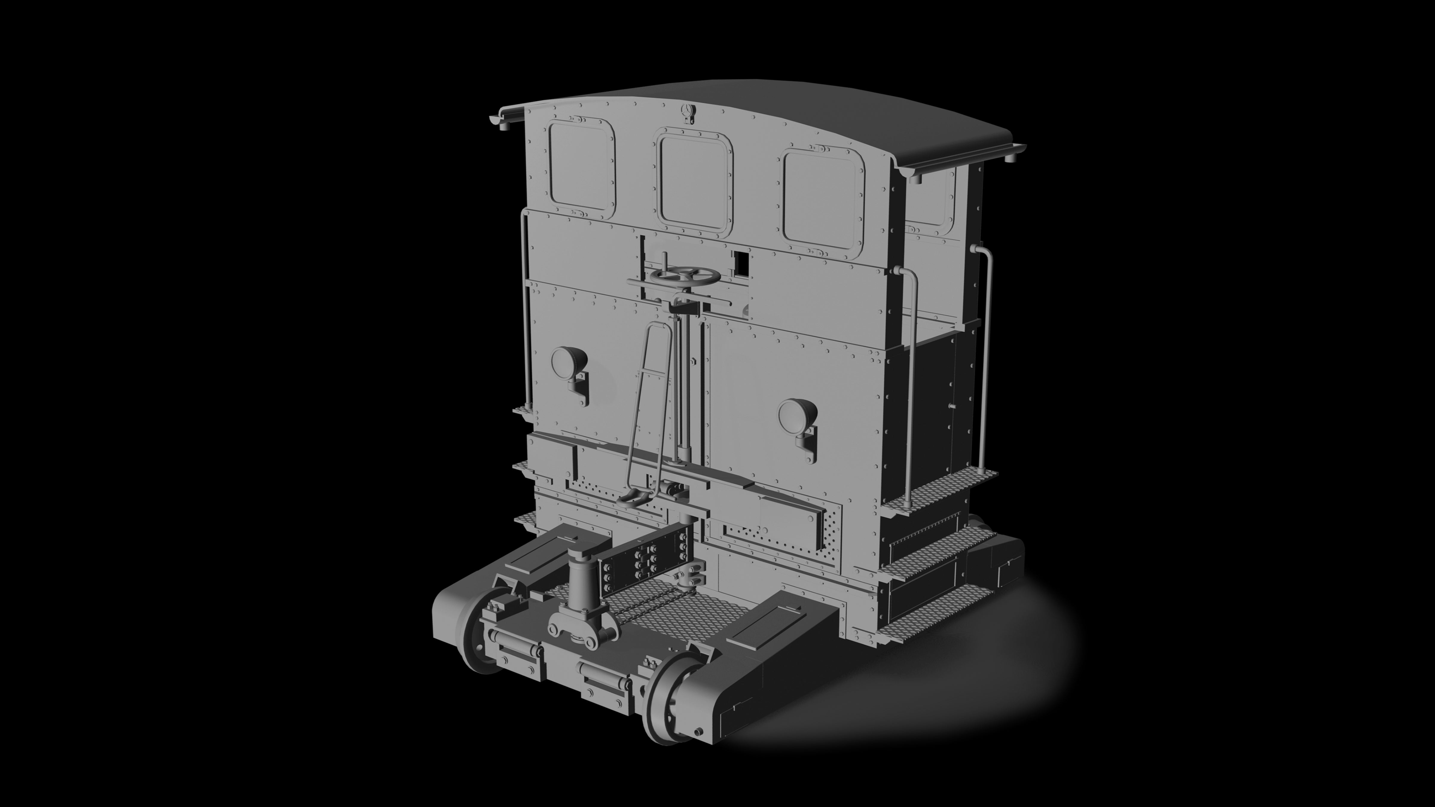 AK Interactive 1/35 Automotore FS 206/207/208 Sogliola Rail Shunter
