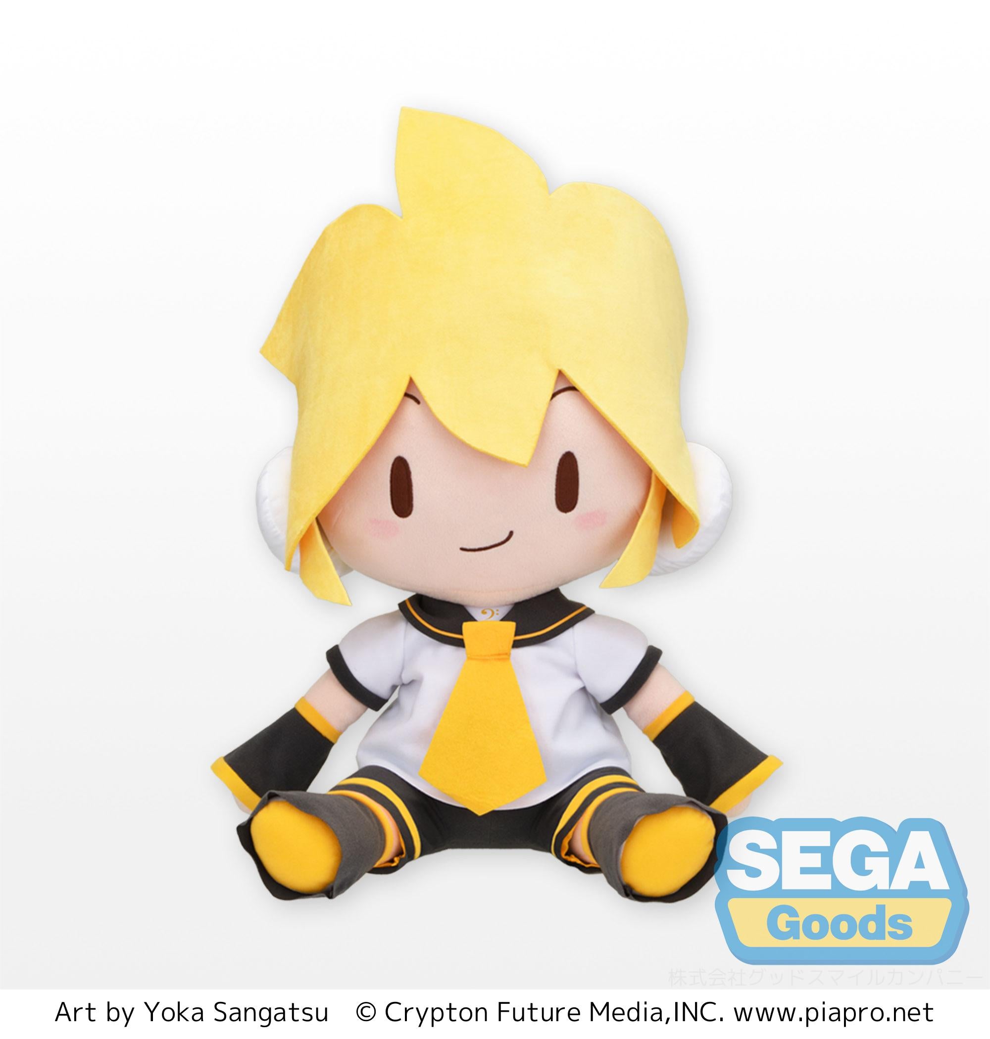 Good Smile Company Character Vocal Series 02: Kagamine Rin/Len Series Hatsune Miku Ren Kagamine Fuwapuchi Dodeka Jumbo Plush