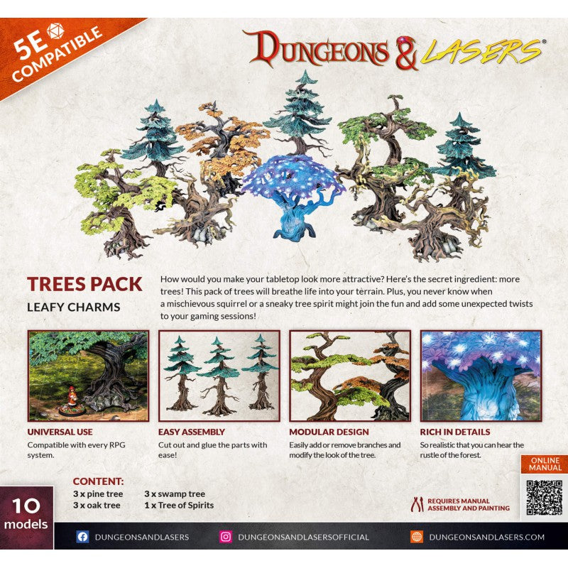 Archon Studio Dungeons and Lasers: Trees Pack (D&L: Expansion Sets) | 5901414674175