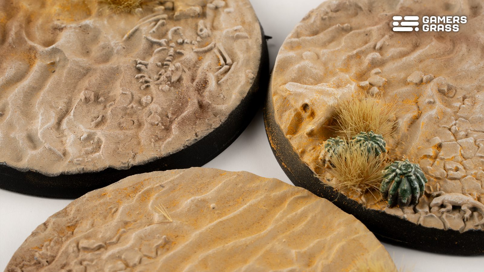 Gamers Grass Battle Ready Bases - Deserts of Maahl - Round 60mm (x2) | 738956790705