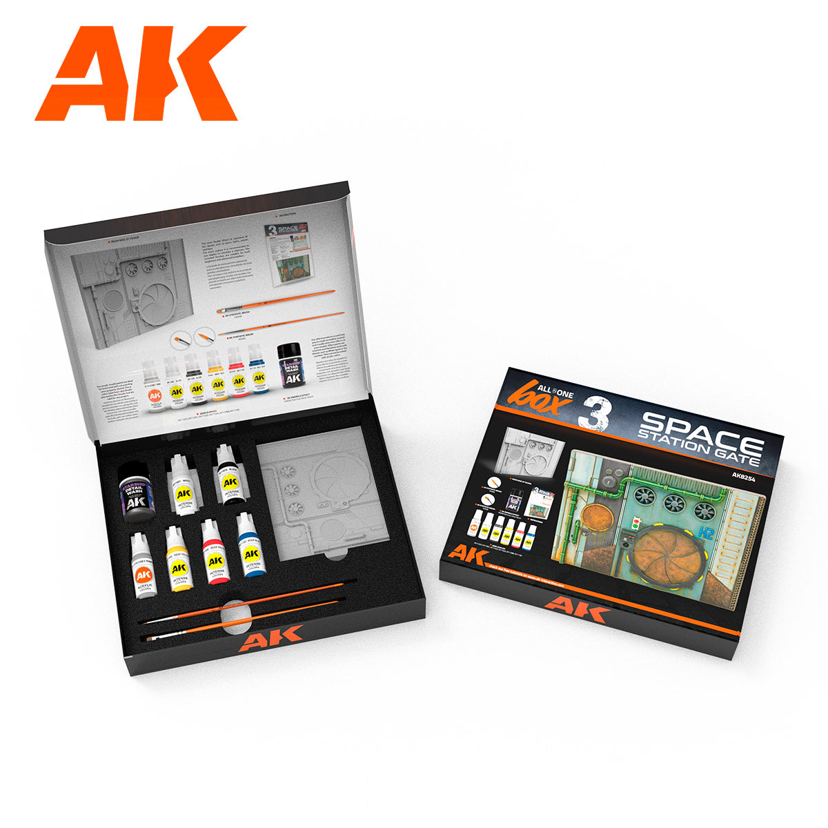 AK Interactive All In One Set -Box 3-Space Station Gate | 8435568334120