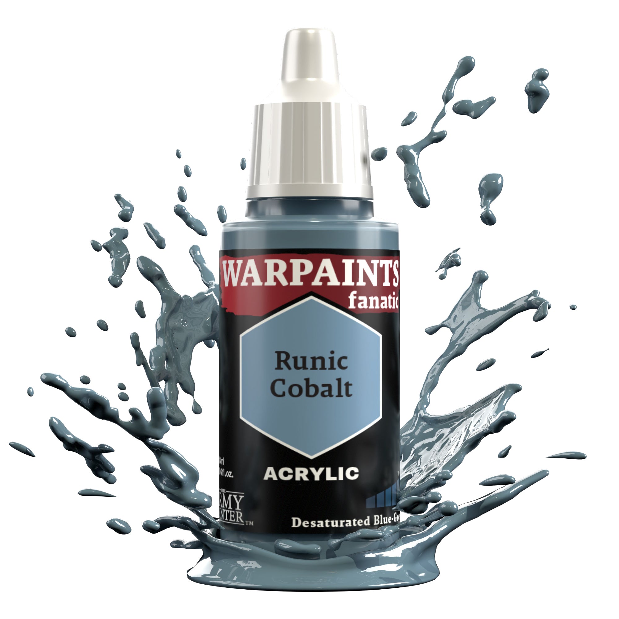 Army Painter Warpaints Fanatic Acrylic, Runic Cobalt