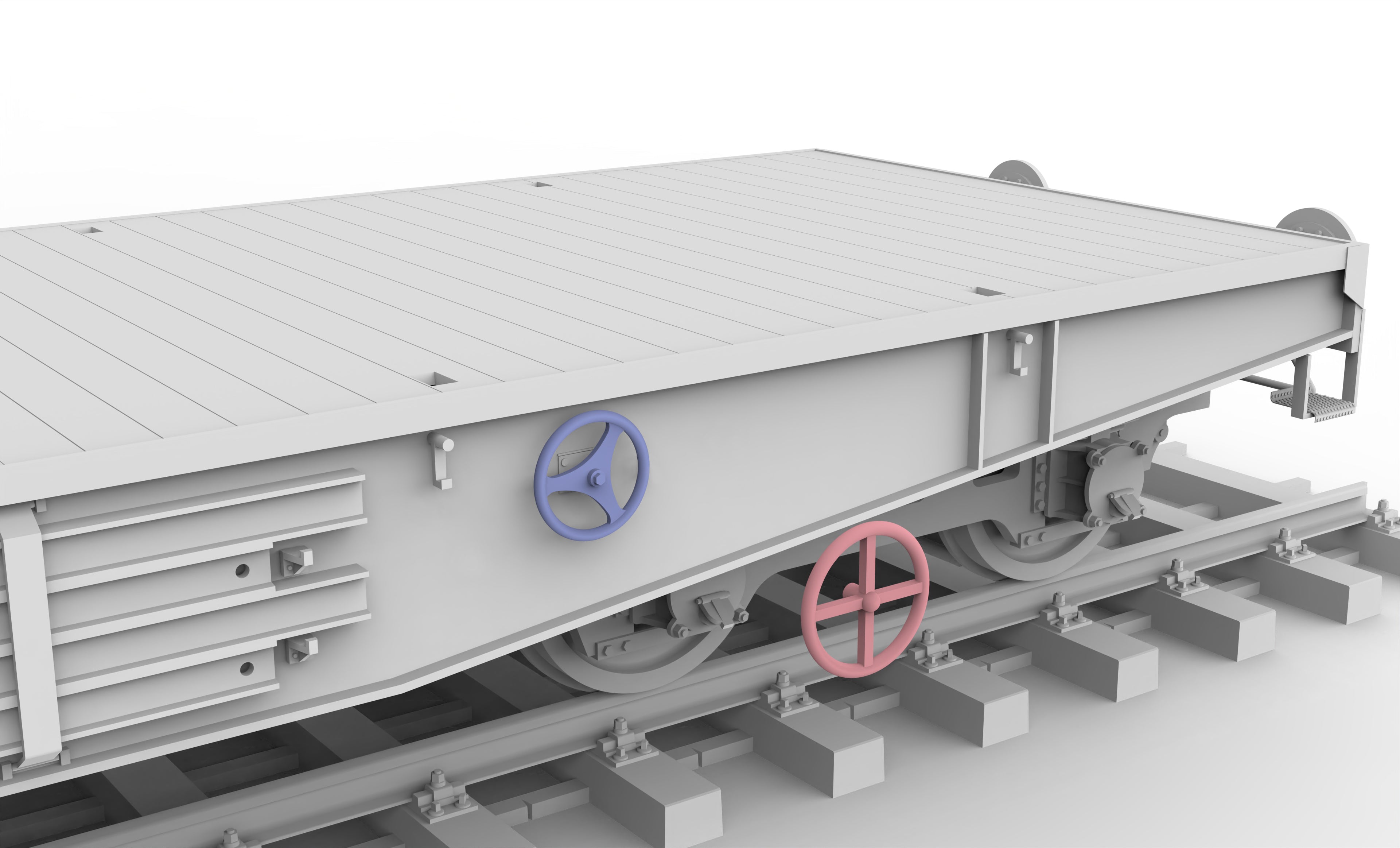 AK Interactive 1/35 German Railway Schwerer Plattformwagen Type SSYS