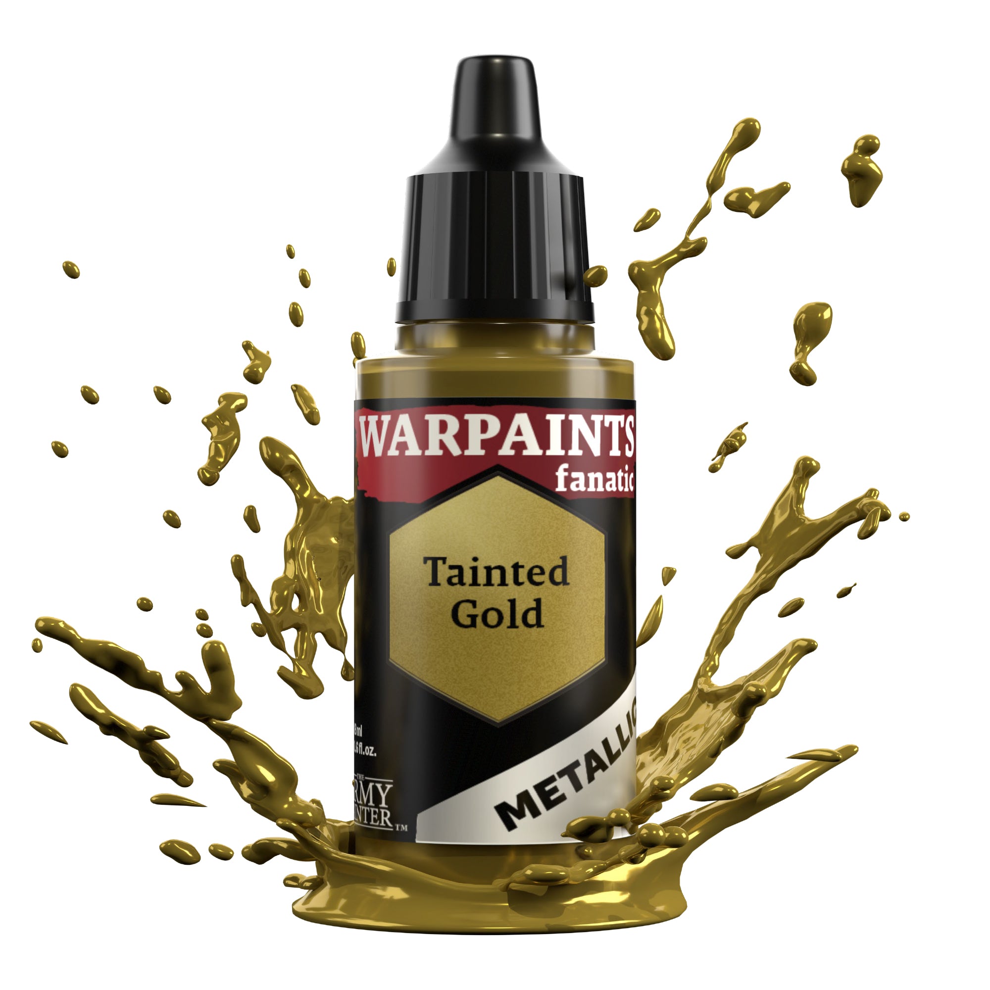 Army Painter Warpaints Fanatic Metallic, Tainted Gold