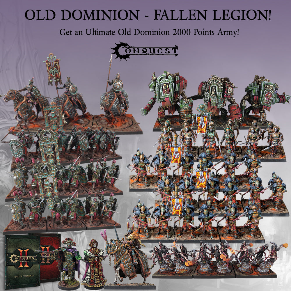 Conquest, Old Dominion Fallen Legion 2000pt Army (PBW1043) **Made to Order
