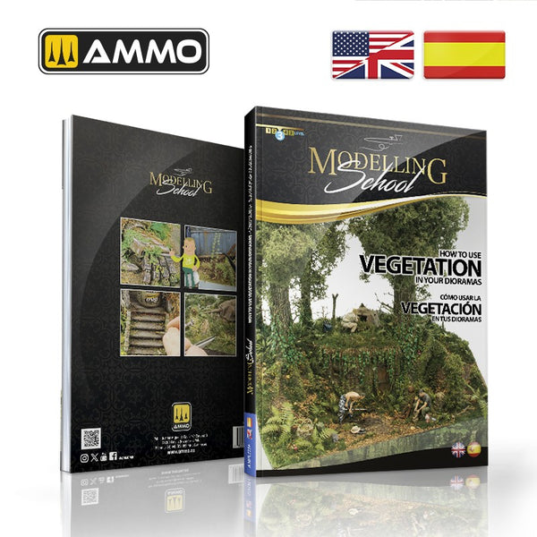 Ammo Mig MODELLING SCHOOL - How to use Vegetation in your Dioramas (English, Castellano)