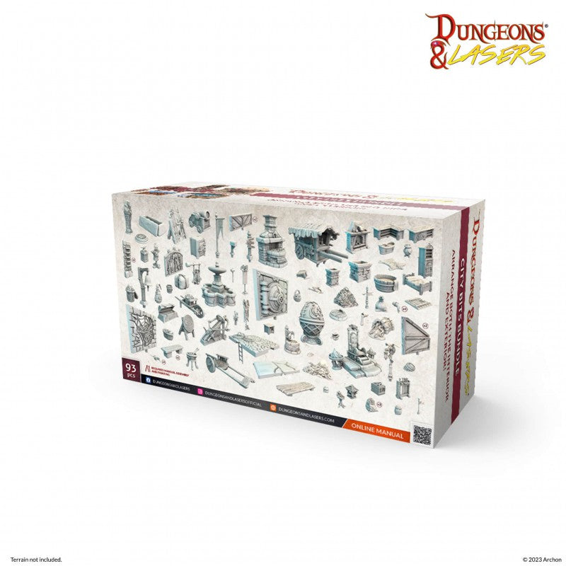 Archon Studio Dungeons and Lasers: City Bits Bundle (D&L: Expansion Sets) | 5901414673468