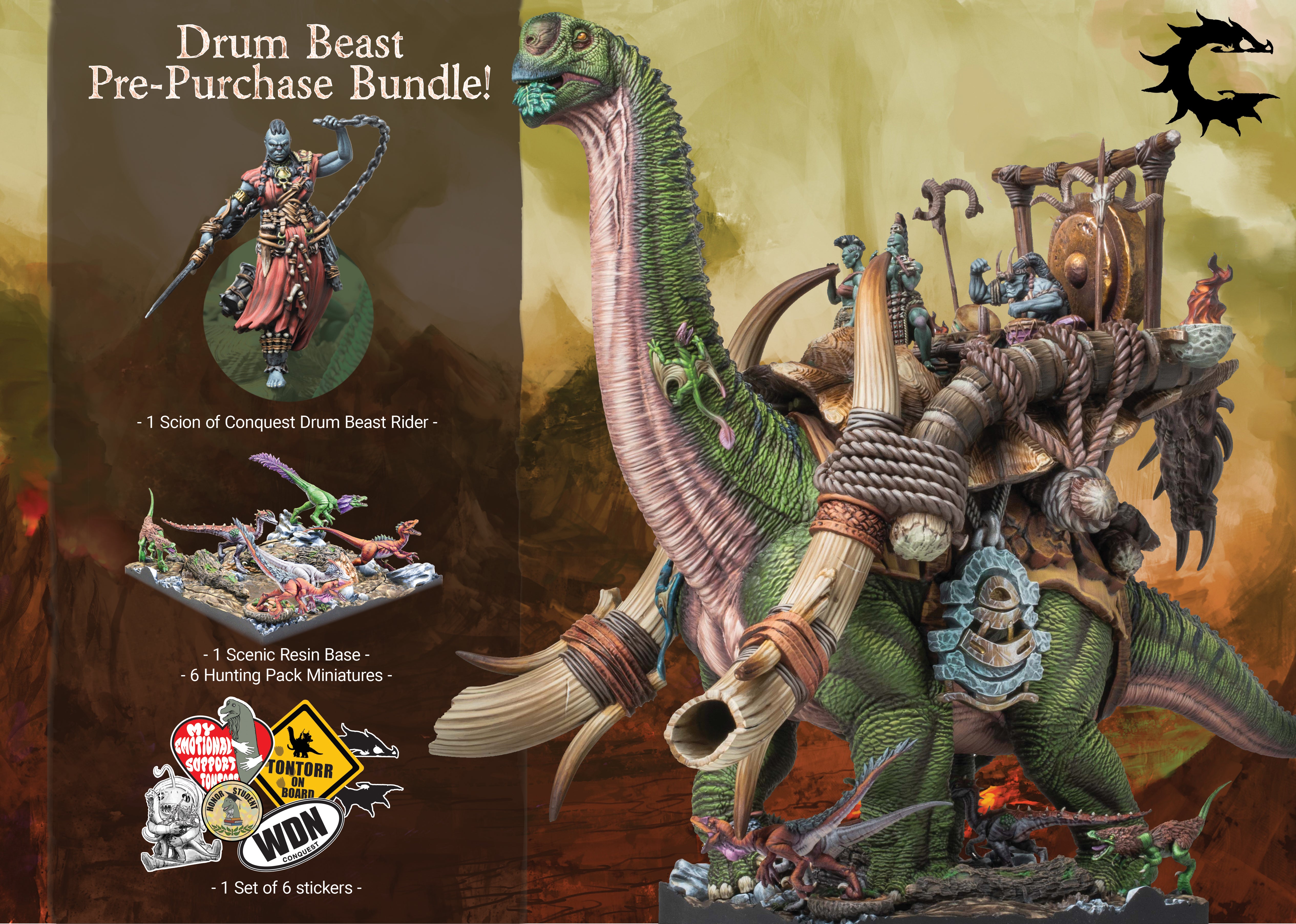 Conquest, W’adrhun - Drum Beast Bundle (PBW1027) **PRE PURCHASE
