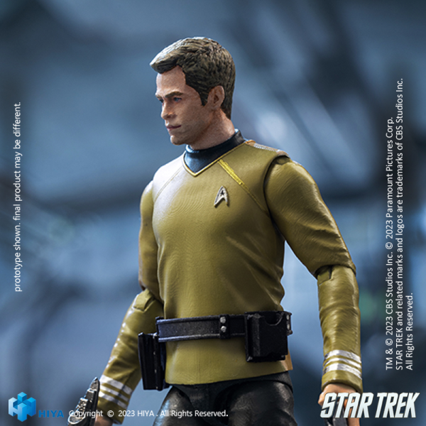 HIYA Toys Exquisite Mini Series 1/18 Scale STAR TREK 2009 Kirk Action Figure(6957534202568)(6957534202568)