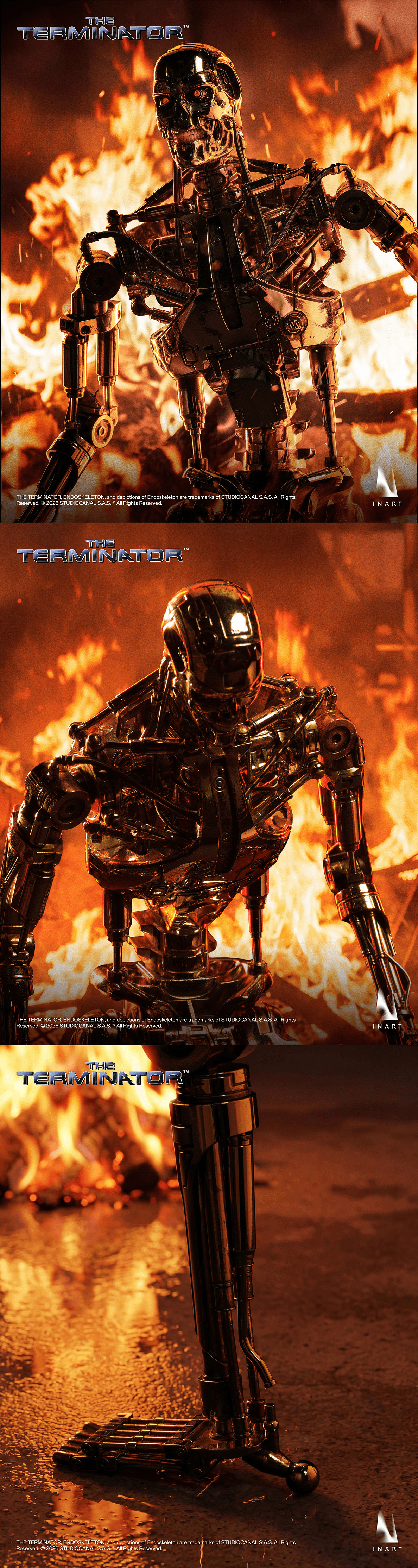 INART – The Terminator - T-800 Endoskeleton 1/6 Collectible Figure