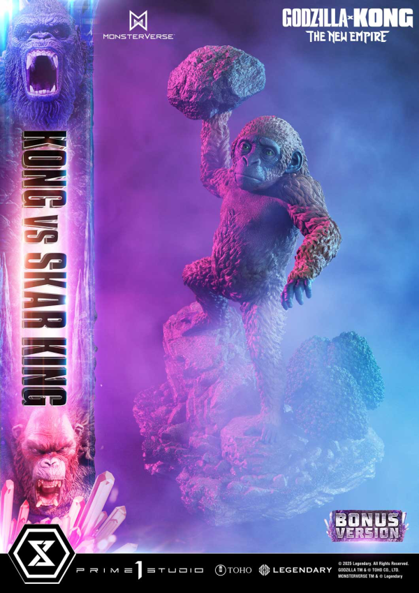 Prime 1 Studio Ultimate Diorama Masterline Godzilla x Kong: The New Empire (Film) Kong vs Skar King Bonus Version | 4582647121707