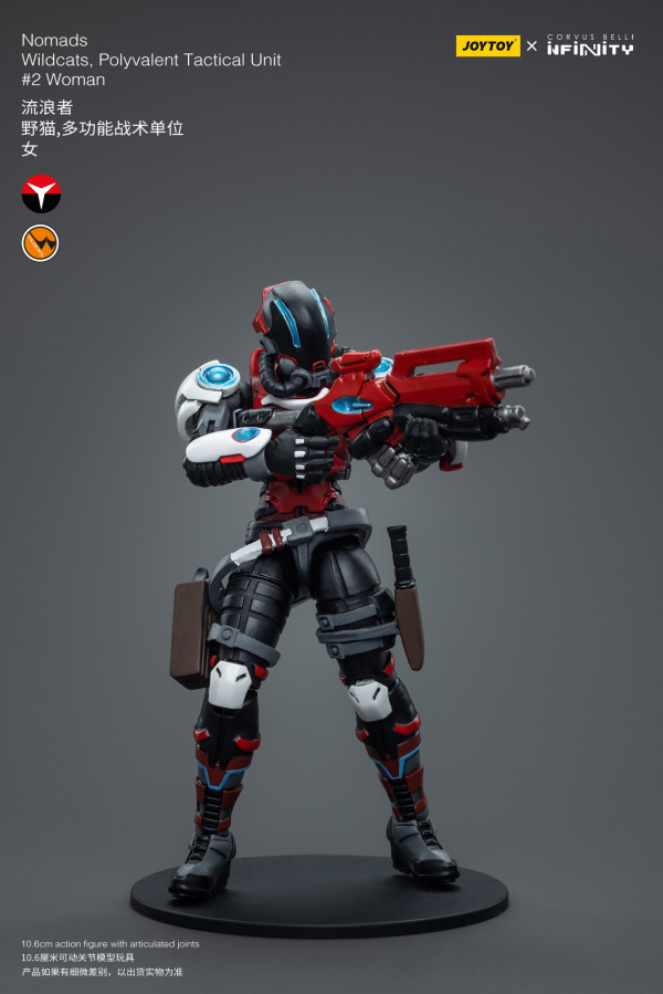 Joy Toy Nomads Wildcats, Polyvalent Tactical Unit #2 Woman(6973130377639)(6973130377639)