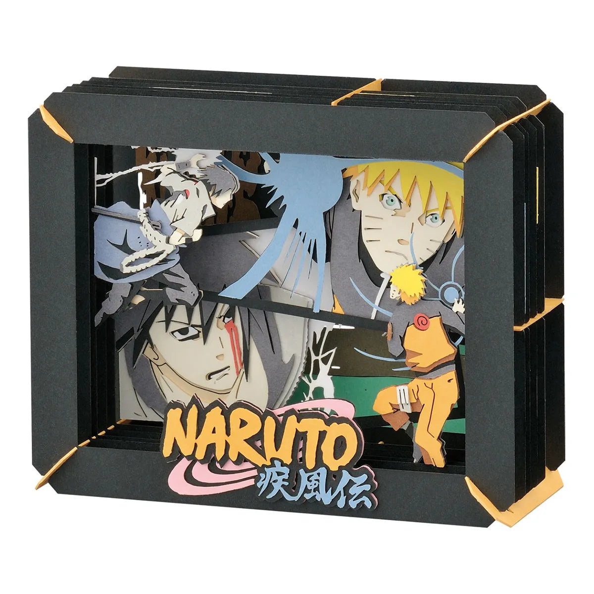 Ensky Paper Theater PT-125 Naruto Shippuden Naruto and Sasuke "Naruto" (Box/6) | 4970381199609