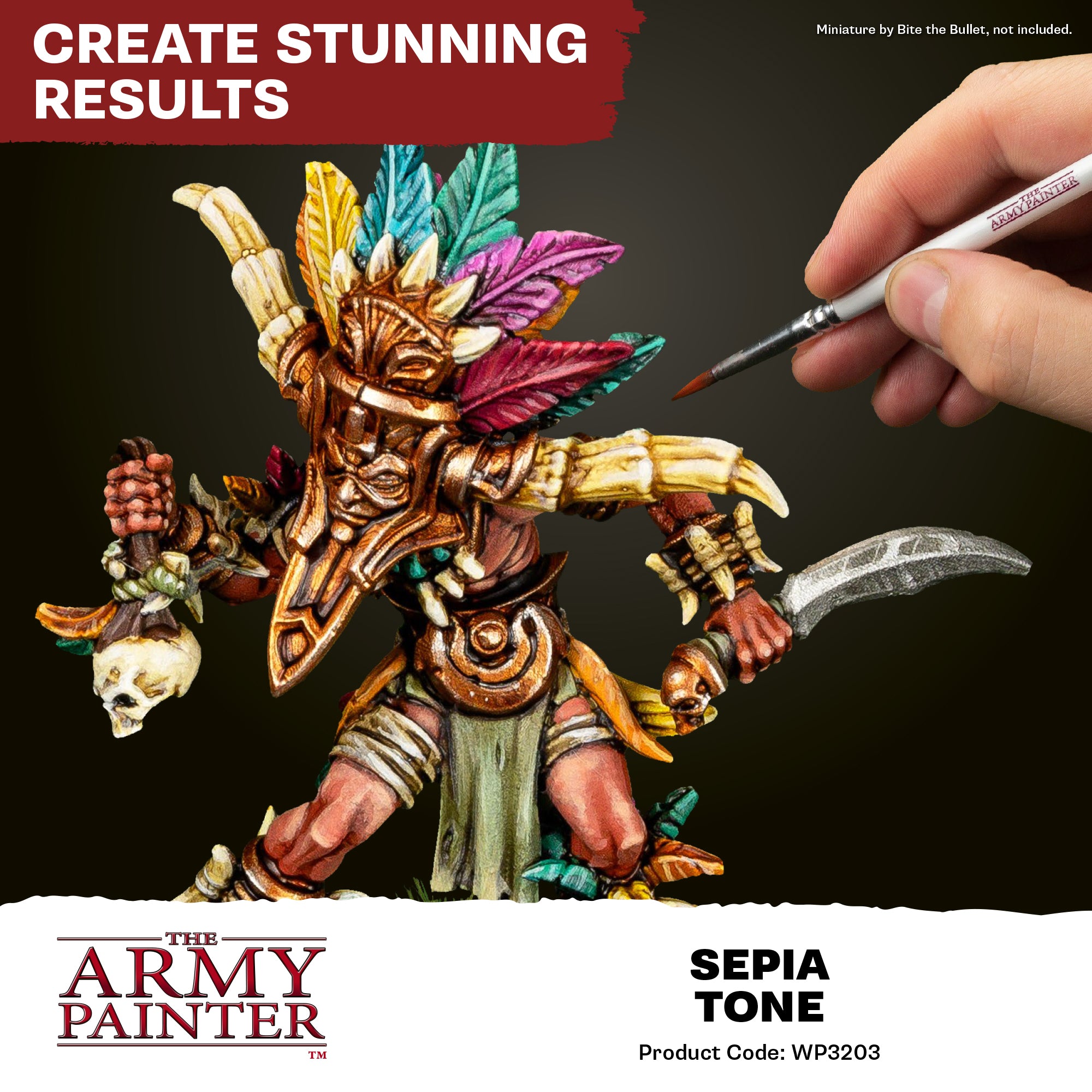 Army Painter Warpaints Fanatic Wash, Sepia Tone | 5713799320307