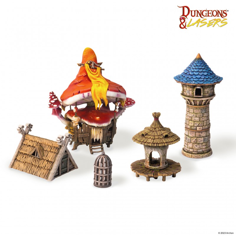 Archon Studio Dungeons and Lasers: Village Pack (D&L: Expansion Sets) | 5901414674694