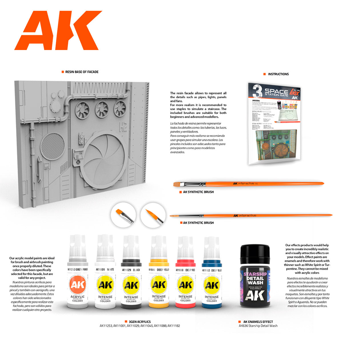 AK Interactive All In One Set -Box 3-Space Station Gate | 8435568334120