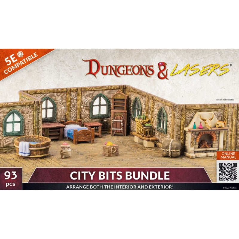 Archon Studio Dungeons and Lasers: City Bits Bundle (D&L: Expansion Sets) | 5901414673468