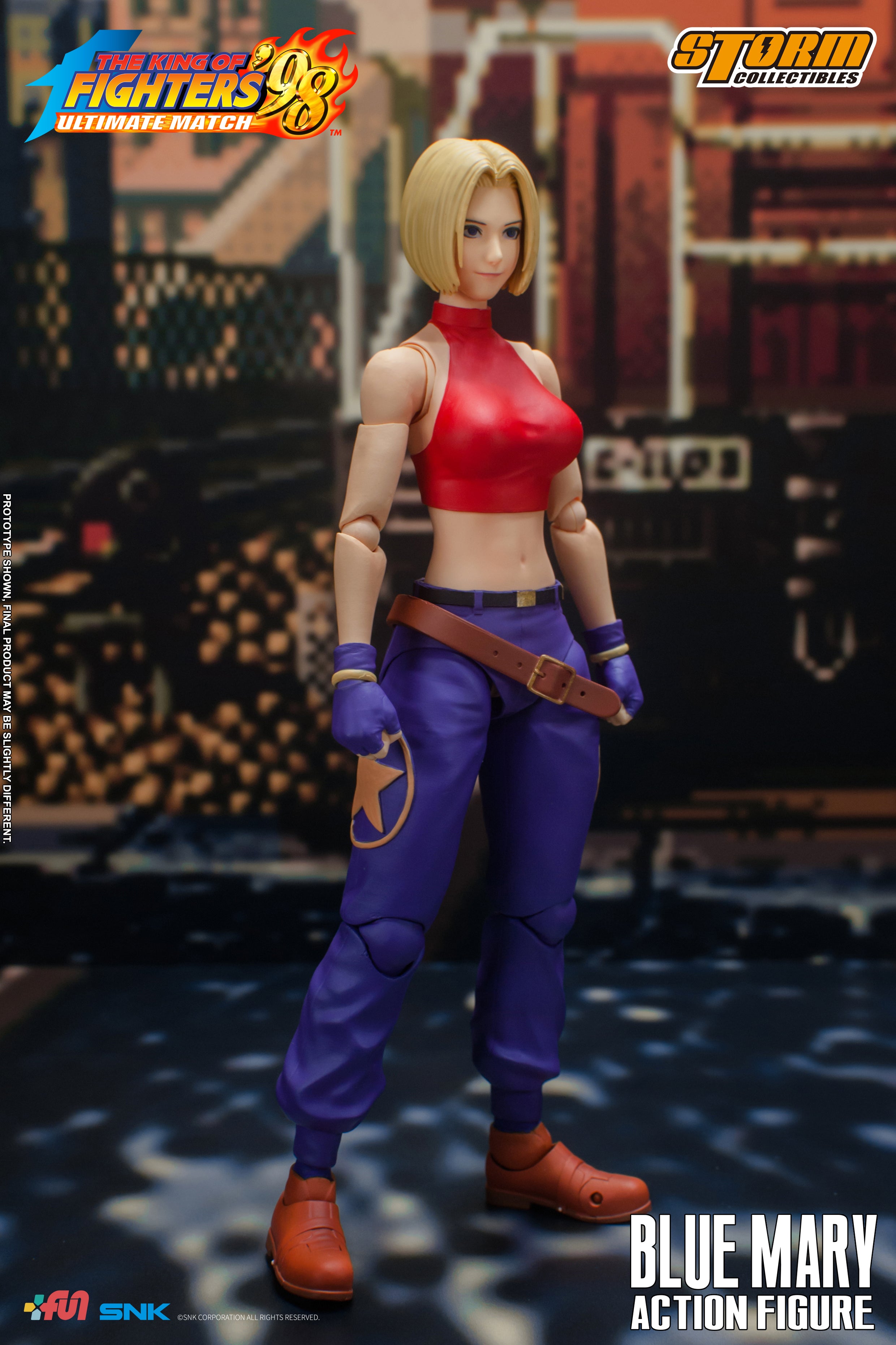 Storm Collectibles 1/12 Action Figure Blue Mary "King of Fighters '98" | 4897072872187