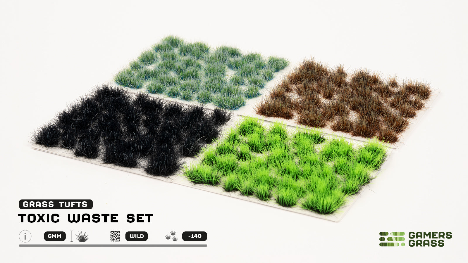 Gamers Grass Toxic Waste Tuft Set - Wild | 738956790507