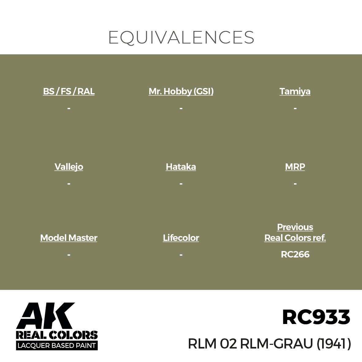 AK Interactive Real Colors RLM 02 RLM-GRAU (1941) 17 ml. | 8435568336865