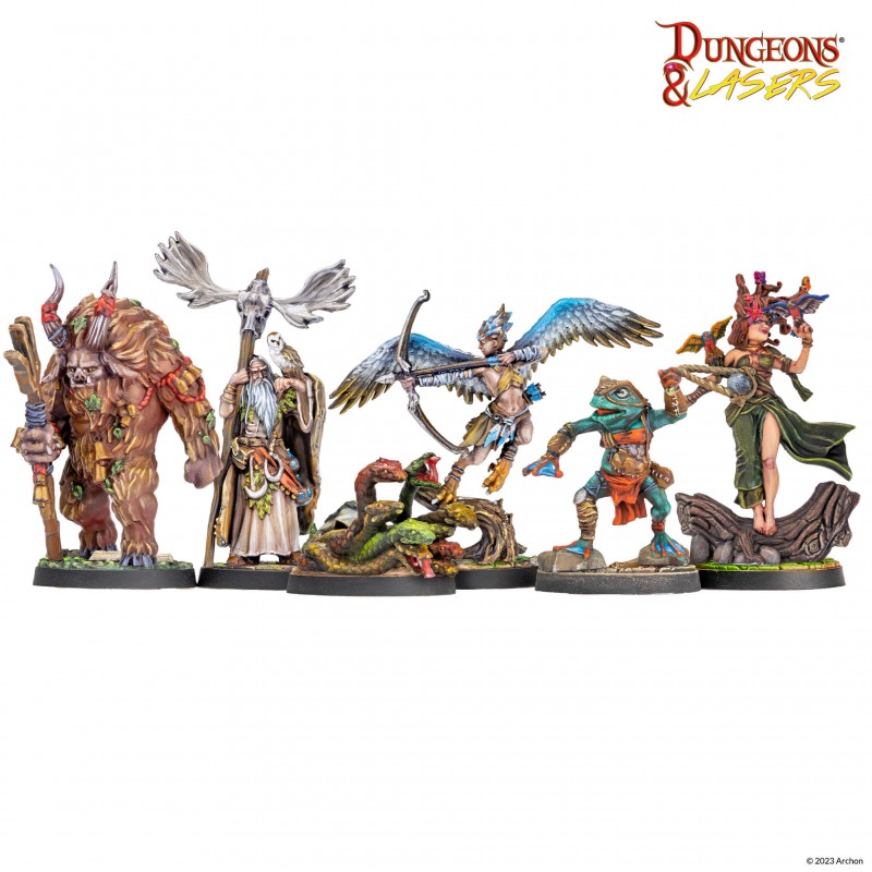 Archon Studio Dungeons and Lasers: Fantasy Miniatures Set (D&L: Miniatures) | 5901414674205