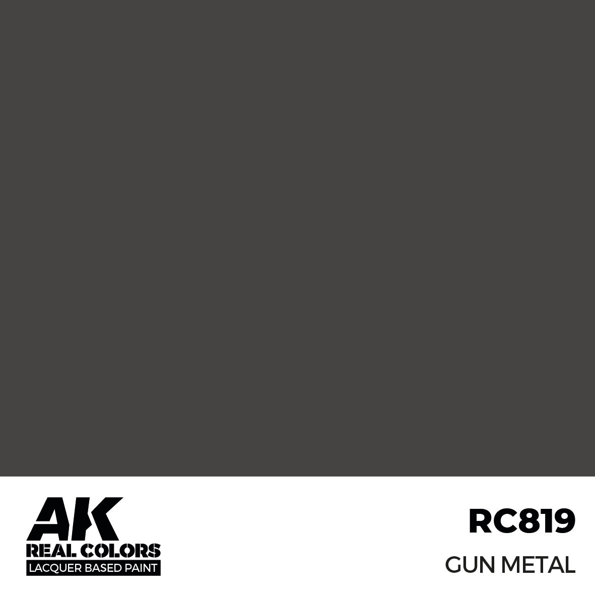 AK Interactive Real Colors Gun Metal 17 ml. | 8435568335721
