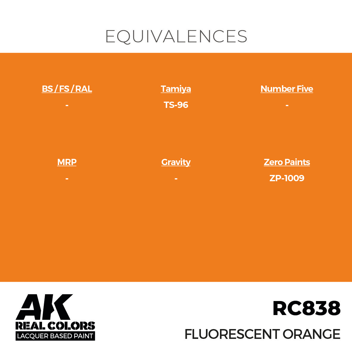 AK Interactive Real Colors Fluorescent Orange 17 ml. | 8435568335912