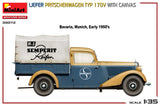 MiniArt 1/35 Liefer Pritschenwagen Typ 170V with Canvas