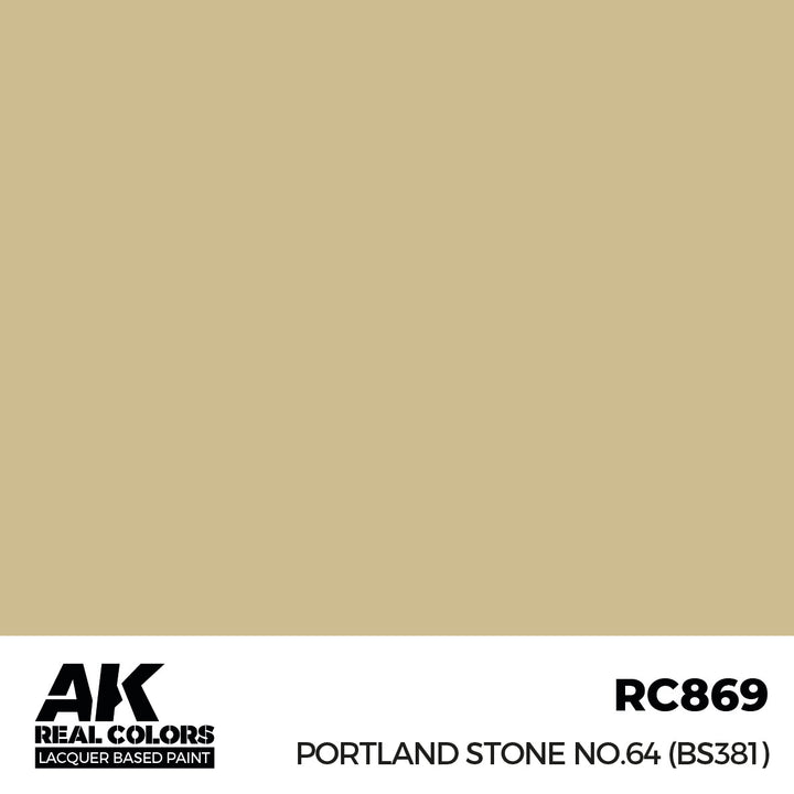 AK Interactive Real Colors Portland Stone No.64 (BS381) 17 ml. | 8435568336223