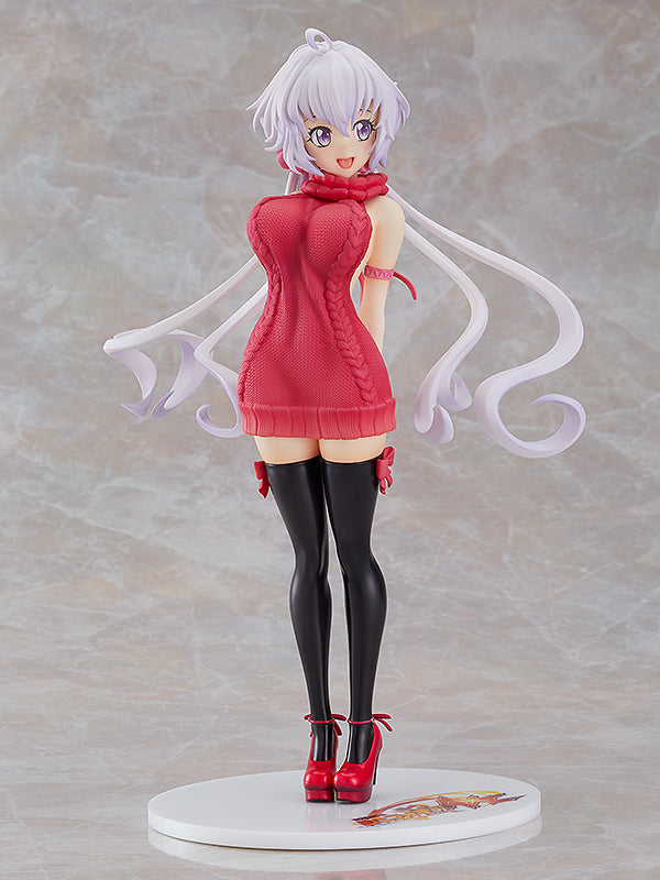 Senki Zesshou Symphogear AXZ Series Chris Yukine: Lovely Sweater Style [AQ] 1/7 Scale Figure | 4580416944786