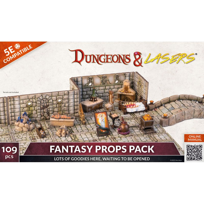 Archon Studio Dungeons and Lasers: Fantasy Props Pack (D&L: Expansion Sets) | 5901414673475